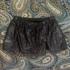 Holographic Mini Skirt